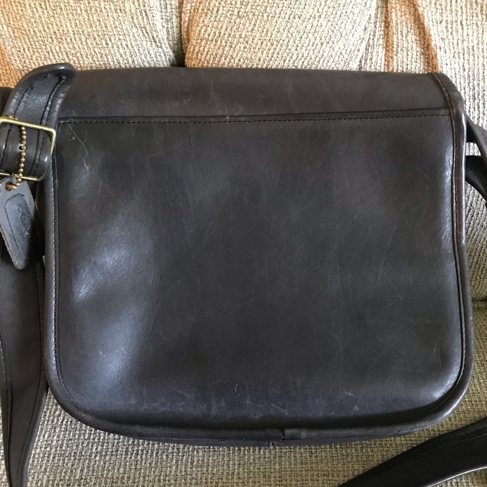 RARE Vintage NYC Coach Saddle Bag - Picture 13 of 15